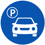 Großer Parkplatz